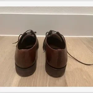 NIB Paul Stuart Stuarts Choice Pebble Leather Trinity Brown Derby Shoes 7D Paul Stuart | Shoes | Nib Paul Stuart Stuarts Choice Pebble  main image 2